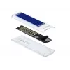 Carcasa para SSD DeLOCK 42620 carcasa externa para SSD M.2 NVME PCIe con conector hembra USB Type-C, transparente