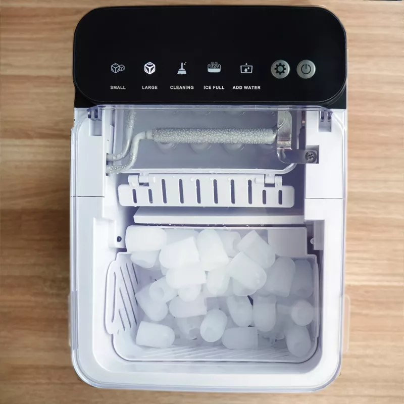 Máquina de cubitos de hielo BLAUPUNKT IMB301 — máquina de hielo compacta de sobremesa, producción automática de hielo
