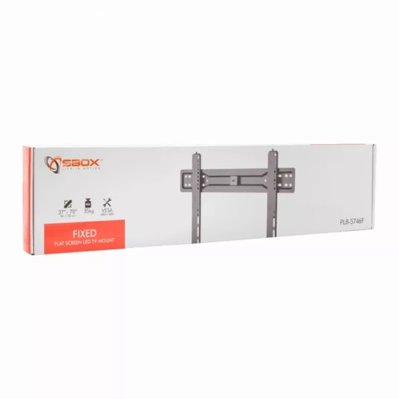 Sbox PLB-5746F Soporte fijo para pantalla plana para TV LED 37-70 35kg