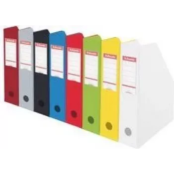 Sujetarrevistas Dymo DINA4 100 mm cartón con película de PVC, varios colores, pack de 10