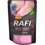 DOLINA NOTECI Rafi comida húmeda para perros con pavo, arándanos azules y arándanos rojos, 300 g