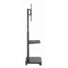 Soporte de suelo para TV Gembird TVS-75S-02 con ruedas, 37 - 75, negro