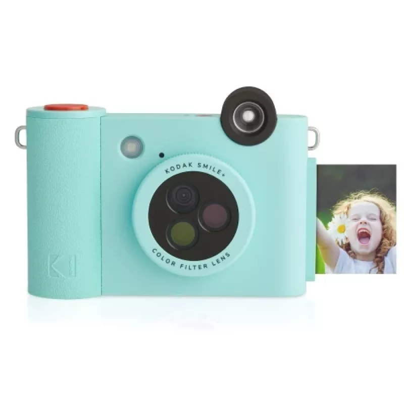 Cámara instantánea Kodak SMILE+, 2x3'', verde