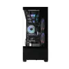 Caja de PC CHRONIX V2 Mid Tower ventiladores ARGB x3 negra