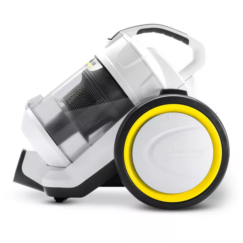 Aspirador de cilindro Karcher VC 3 — aspirador en seco para el hogar, 700 W, 0,9 L sin bolsa, HEPA 13, tubo telescópico, manguera de 1,5 m