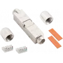Conector de cables LogiLink Cat. 6A apantallado con alivio de tracción a rosca (MP0073)