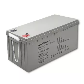 Batería AGM recargable QOLTEC 53069 12V 200Ah para alimentación de respaldo y sistemas SAI