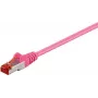 Microconnect SSTP610PI Cable de red rosa 10 m Cat6 S/FTP (S-STP)