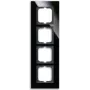 Busch-Jaeger 1724-825 placa de pared/tapa de interruptor negra (2CKA001754A4325)