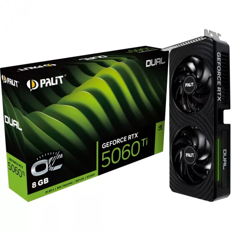 Tarjeta gráfica Palit GeForce RTX 5060 Ti 8 GB GDDR7