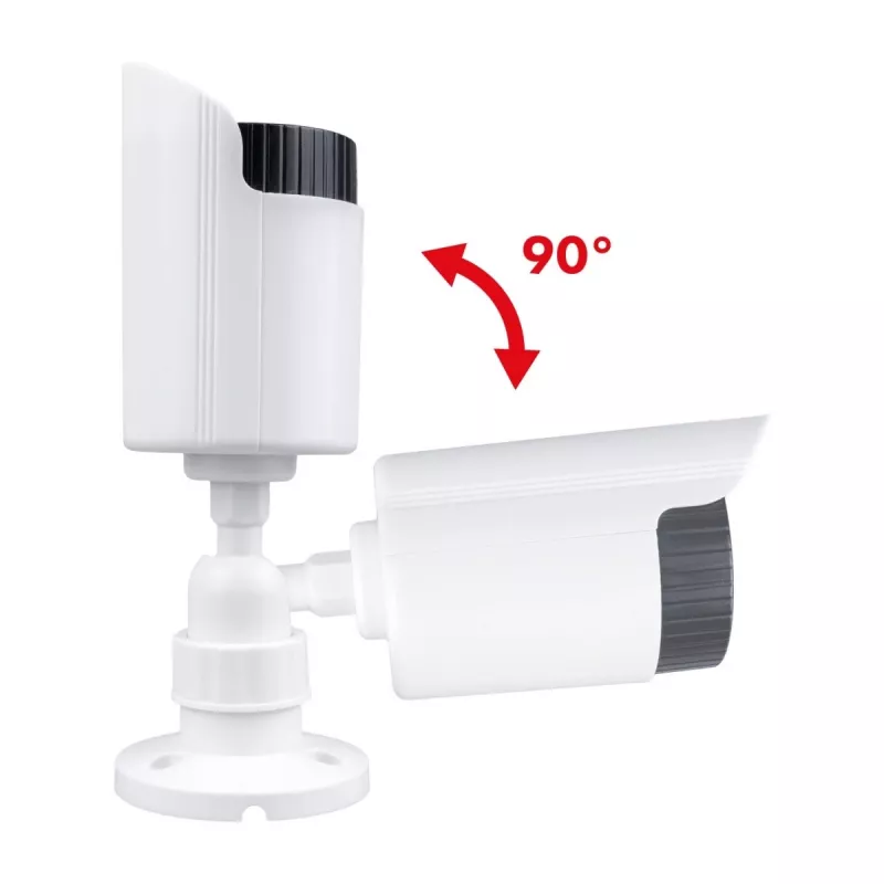 Cámara domo falsa con LED IR, CEE IR1800 W — simulacro de vigilancia no funcional
