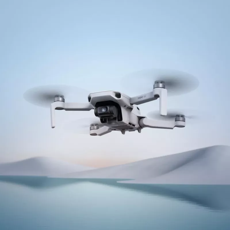 DJI Mini 4K dron, 12 MP, 4K 3840 x 2160, 31 min de tiempo de vuelo, gris