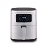 Freidora de aire HEINRICH'S HFR 8216 — 5 L, 1450 W, control táctil, pantalla LED, plata, de pie