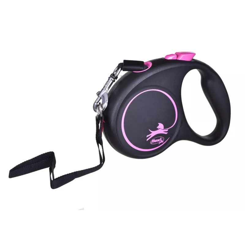 Correa automática Flexi Black Design S 5 m para perro