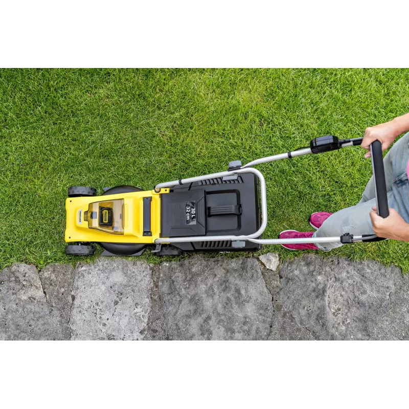 Cortacésped a batería KARCHER LMO 2-18 (1.445-400.0) Negro, Amarillo