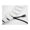 Canaleta de cables DeLOCK 740 x 75 mm regulable en altura blanco