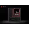 Savio Noctis Glass RGB Cube caja para PC, ATX/Micro-ATX/Mini-ITX, frontal de vidrio templado, ventiladores RGB, negra