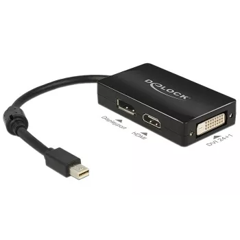 Cable DeLOCK 0,16 m DisplayPort HDMI DVI Mini DisplayPort