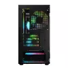 Carcasa de ordenador Logic Concept Portos Mini ARGB Micro ATX Negra