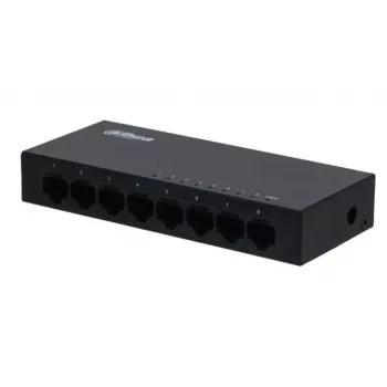 Dahua Technology SG1008-EUR switch de red no gestionado L2 Gigabit Ethernet (10/100/1000) negro