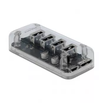 Hub USB DeLOCK 64087 Transparente