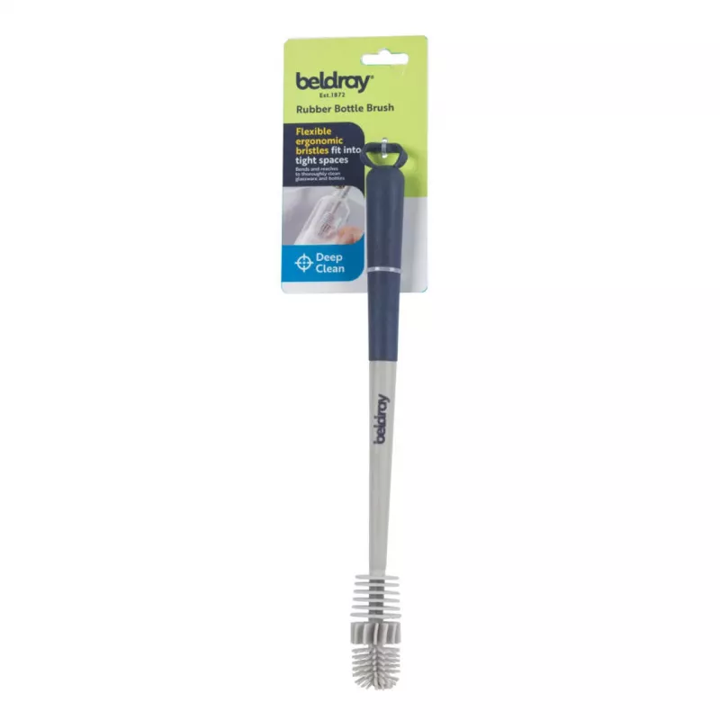 Cepillo para botellas Beldray LA032807FEU7 Deep Clean Rubber – cepillo limpiabotellas con cabezal de goma