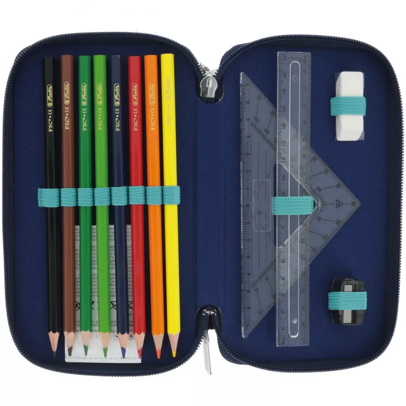 Herlitz TriCase Deep Ocean 31 pzs Azul Poliéster 190x70x115 mm
