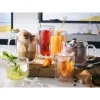 Tazas de café de vidrio ZWILLING 39500-112-0 de doble pared 335 ml, set de 2, ovaladas, resistentes al calor, con asas