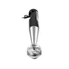LAFE BlendMix BRK-003A set de batidora de mano, 800 W, 2 velocidades, turbo, cuchilla de acero inoxidable, vaso de 0,6 l, negro/plateado