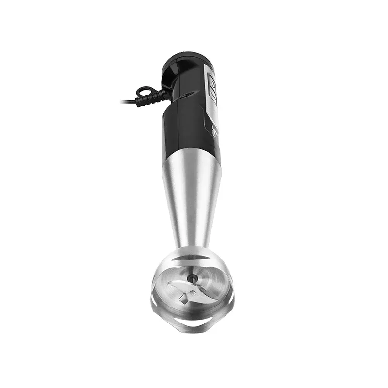 LAFE BlendMix BRK-003A set de batidora de mano, 800 W, 2 velocidades, turbo, cuchilla de acero inoxidable, vaso de 0,6 l, negro/plateado