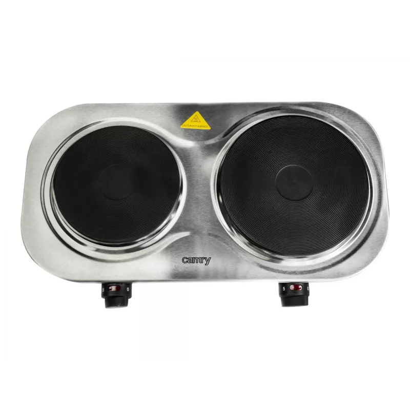 Camry CR 6511 Cocina Independiente Negro, Acero inoxidable Eléctrica