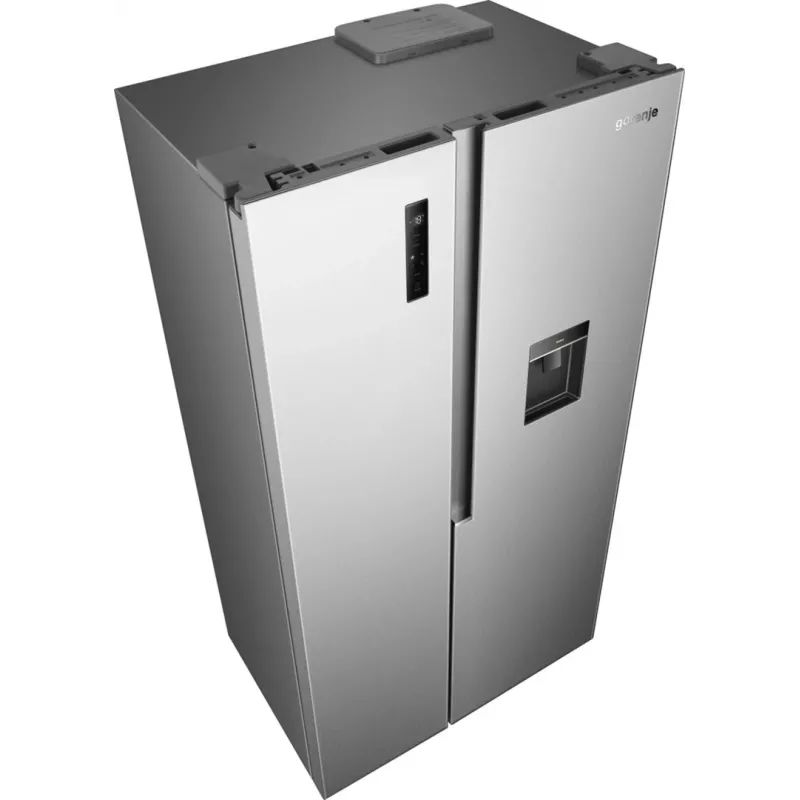 Gorenje HZF55082 NRS917E41XWD G400, Independiente, Puerta americana, Gris, 2 puerta(s), Táctil, LED
