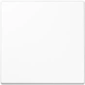 Placa de pared / Tapa de interruptor JUNG LS101WW, plástico sin tornillos, 1 pieza