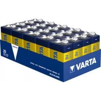 Pila Varta Longlife 9V E-Block – pack de 20 uds.