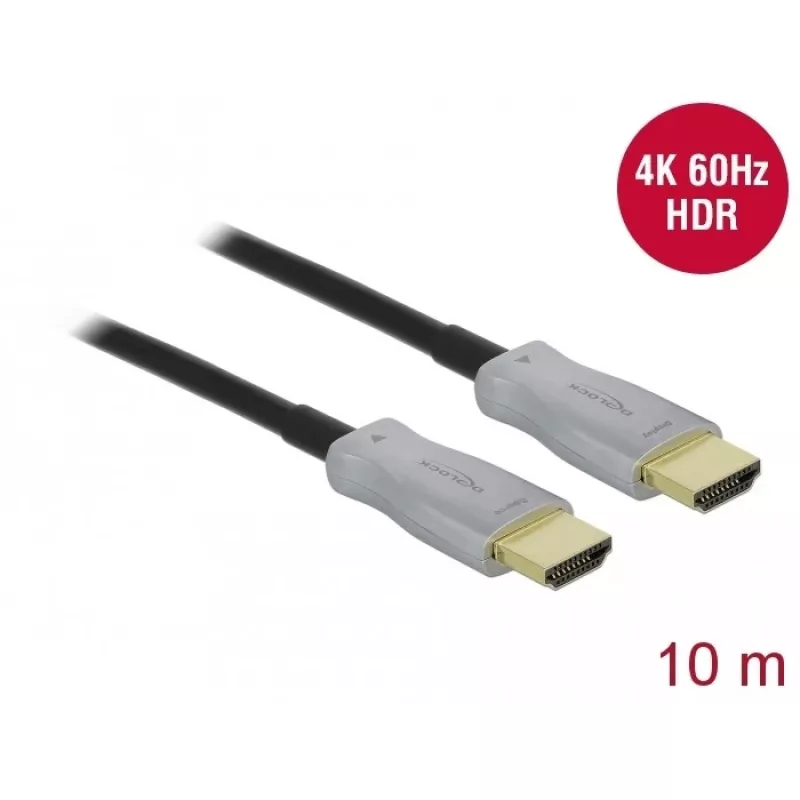 Cable óptico activo HDMI 4K 60 Hz 10 m DeLOCK 85010