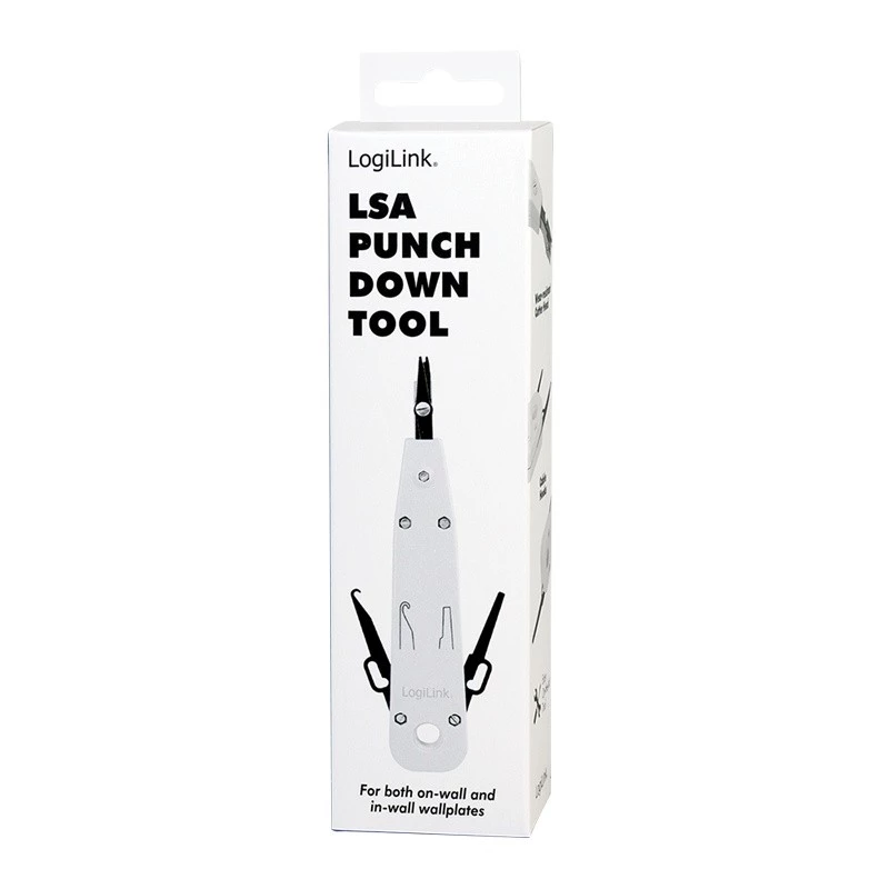 LogiLink WZ0001A Herramienta de impacto LSA, blanca