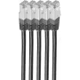 Cable de red shiverpeaks BS75711-H0.25S-SET5 negro 0,25 m Cat6 S/FTP (S-STP) (BS75711-H0.25S-SET5)
