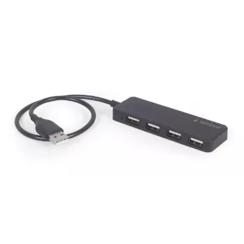 Hub USB 2.0 Gembird UHB-U2P4-06 — 4 puertos, expansión USB compacta