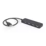 Hub USB 2.0 Gembird UHB-U2P4-06 — 4 puertos, expansión USB compacta