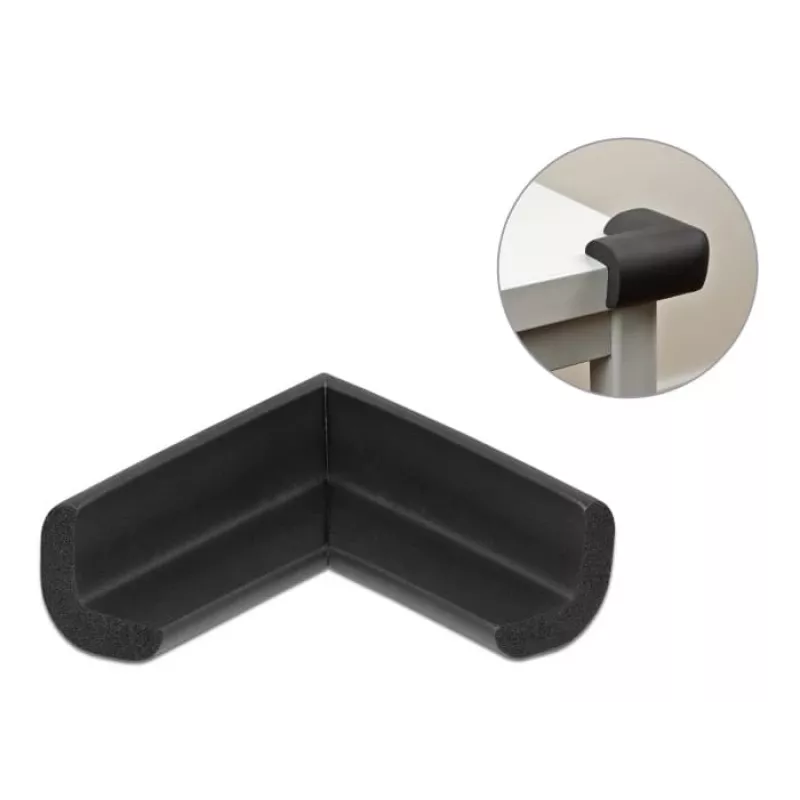 Protección de cantos de espuma DeLOCK 18397 56 x 56 x 22 mm negro