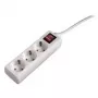 Hama 00108815 Protector contra sobretensiones blanco 3 salidas AC 230 V 5 m