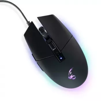 Ratón gaming MediaRange MRGS202 – diestro, óptico, 4000 DPI, 6 botones, USB Type-A, negro