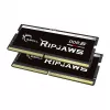 SO-DIMM 64 GB DDR5-5600 (2x 32 GB) kit dual, memoria RAM negra, F5-5600S4645A32GX2-RS, Ripjaws, INTEL XMP