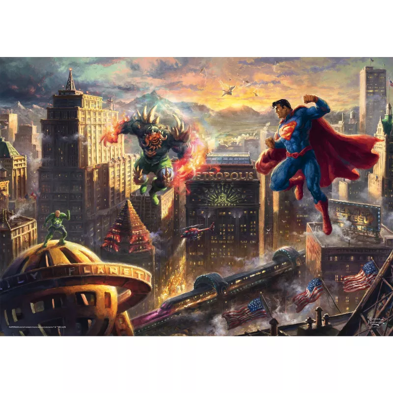 Thomas Kinkade Studios: DC Superman - Man of Steel, puzzle 1000 piezas