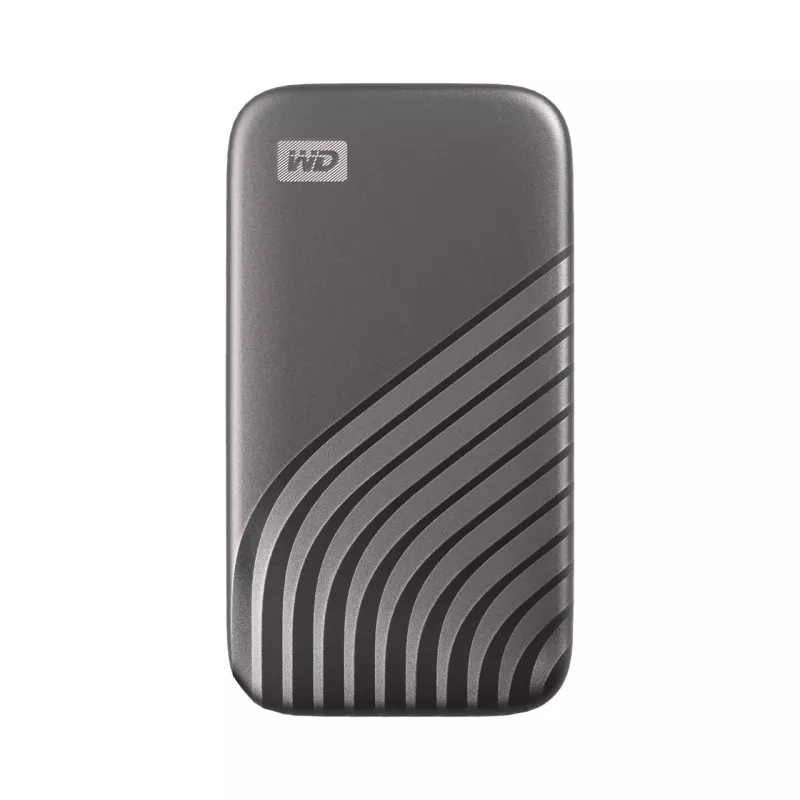 WD My Passport SSD WDBAGF0040BGY – SSD – cifrada – 4 TB – externa (portátil) – USB 3.2 Gen 2 (conector USB-C) – AES de 256 bits – gris