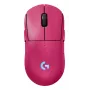 Logitech G PRO 2 - Ratón - Gaming - para diestros y zurdos - óptico - 8 botones - inalámbrico, con cable - 2,4 GHz, USB - receptor USB Logitech LIGHTSPEED - rosa (910-007310)
