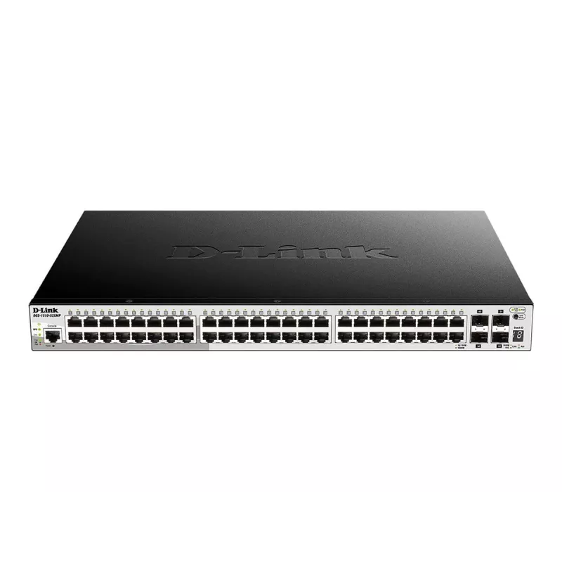 D-Link Switch Gigabit Stackable POE Smart Managed de 52 puertos con 4 x 10G SFP+