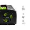 Convertidor de tensión Green Cell PowerInverter LCD 12 V 500W/1000W inversor de coche con pantalla – inversor/adaptador con onda sinusoidal pura coche negro