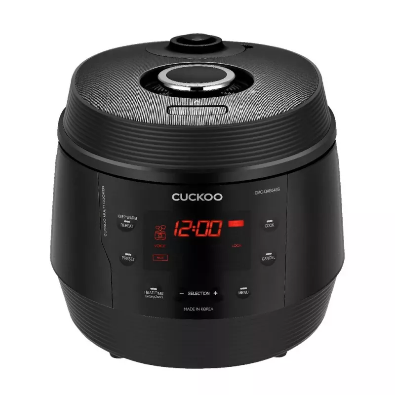 Cuckoo ICOOK Q5 CMC-QAB549S olla multicocción, 5 l, 1100 W, negra