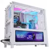 Carcasa PC Corsair FRAME 4000D LCD RS, semitorre, ATX, ARGB, cristal templado - blanco